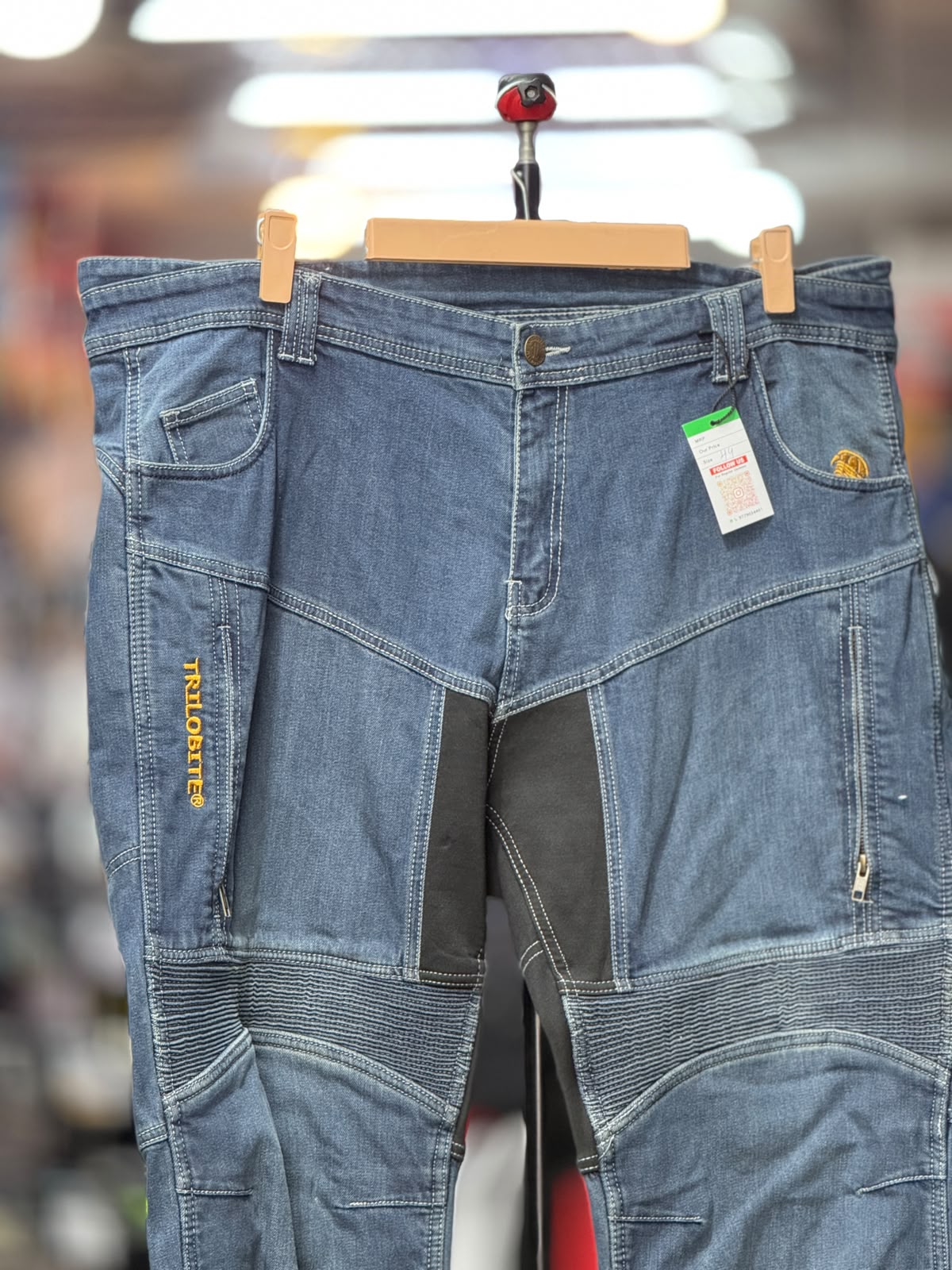 TRILOBITE DENIM RIDING PANT WITH LEVEL 2 PROTECTION SIZE 44 WAIST - Image 7