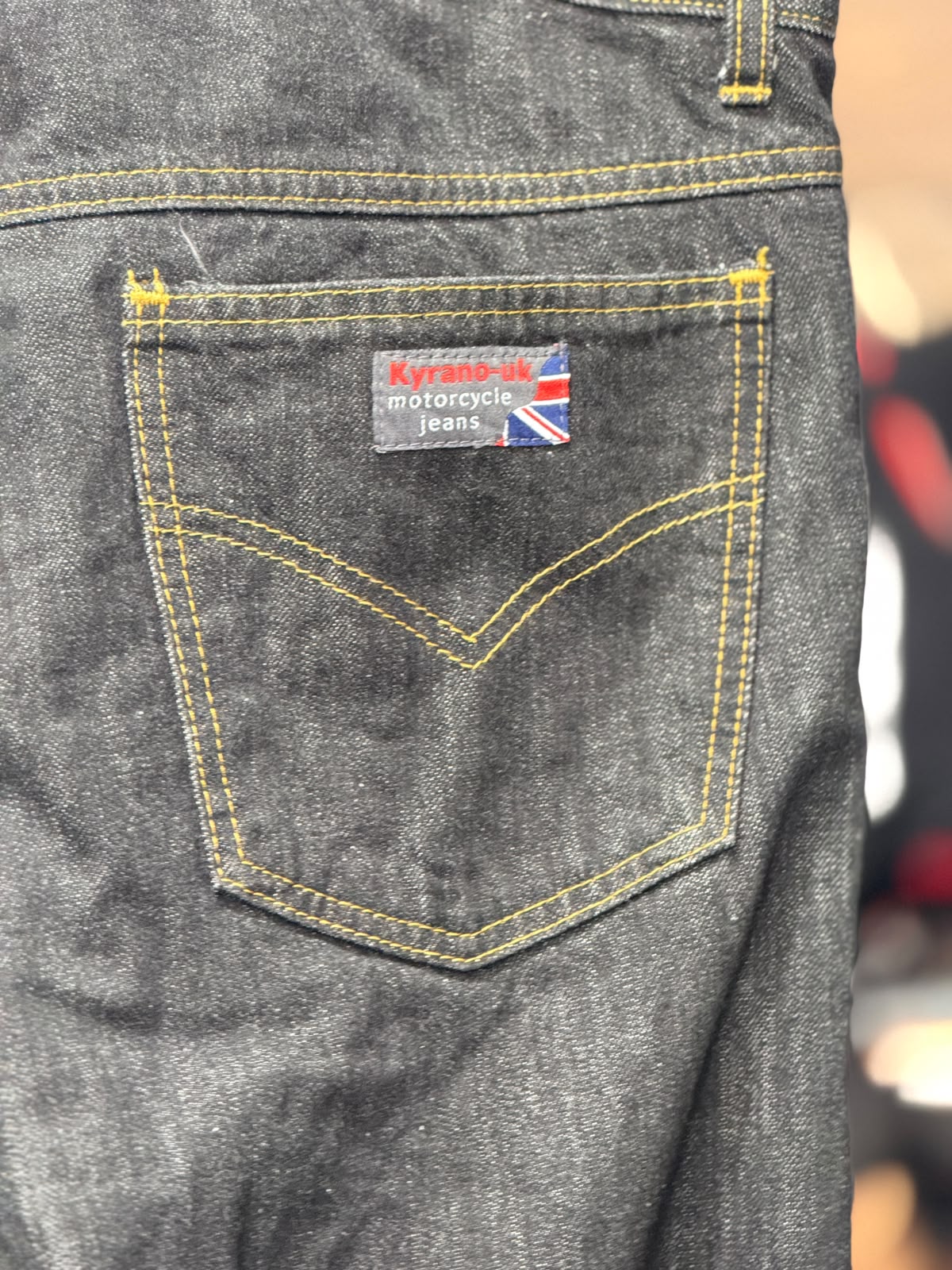 KYRANO-UK DENIM RIDING PANT WITH LEVEL 2 PROTECTION SIZE 40 WAIST - Image 3