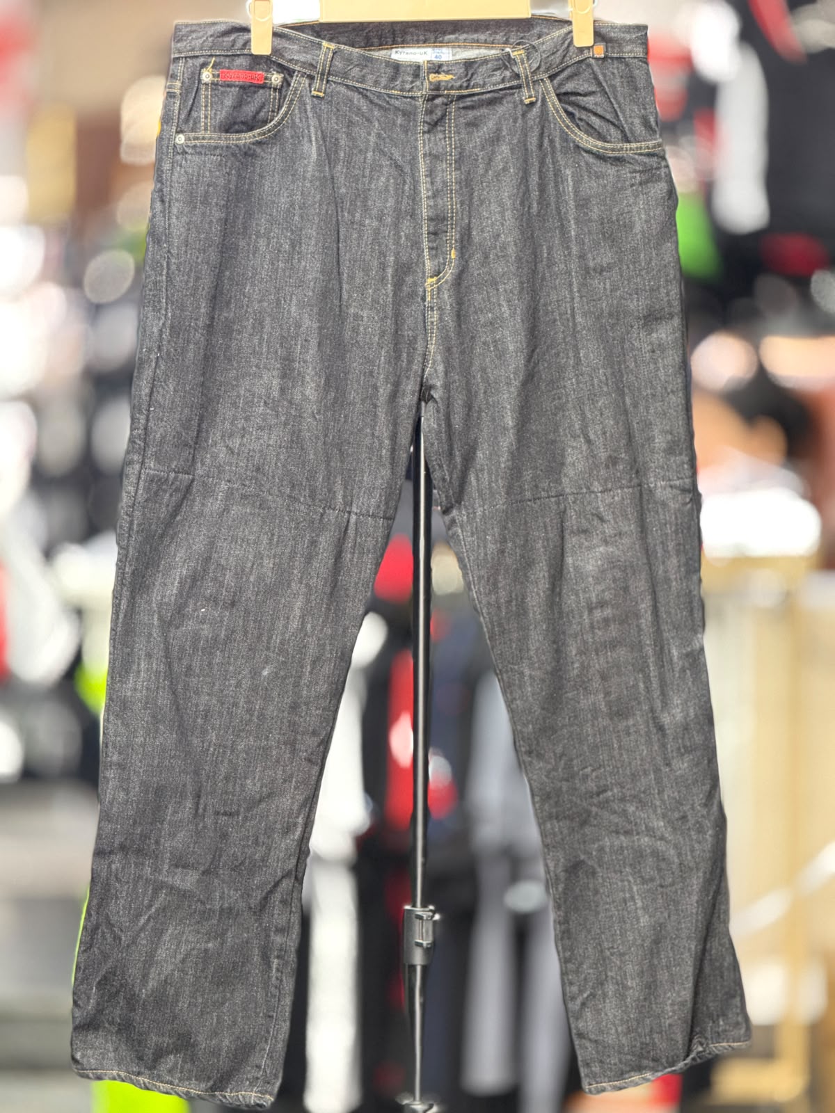 KYRANO-UK DENIM RIDING PANT WITH LEVEL 2 PROTECTION SIZE 40 WAIST