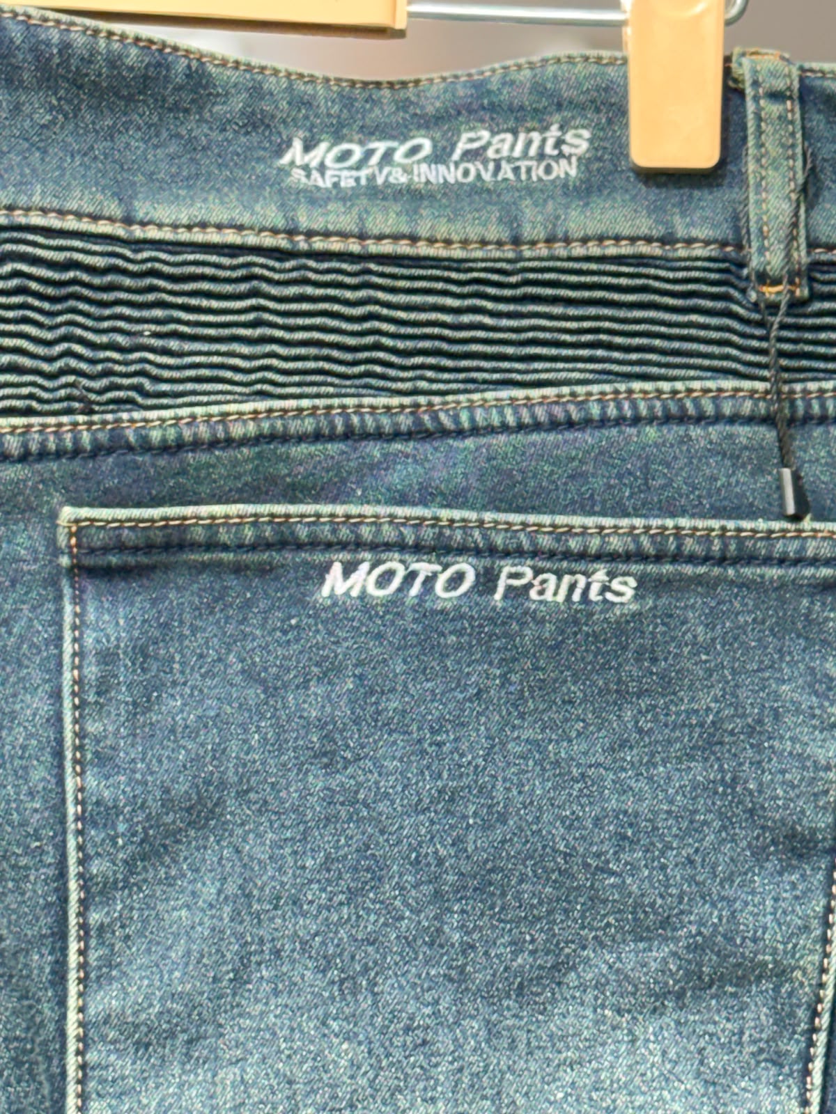 MOTO PANTS DENIM RIDING PANT WITH LEVEL 2 PROTECTION SIZE 40 WAIST - Image 3