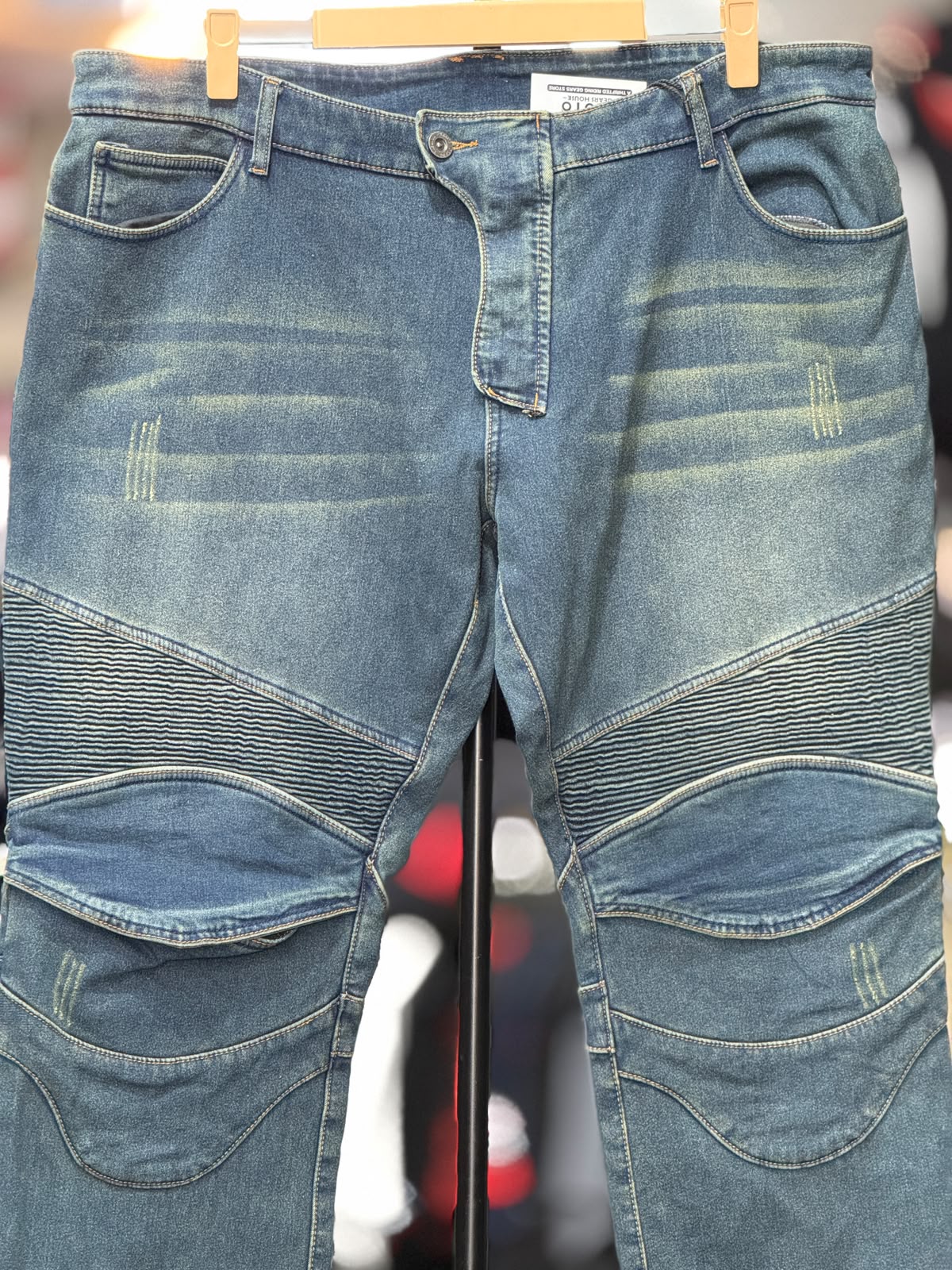 MOTO PANTS DENIM RIDING PANT WITH LEVEL 2 PROTECTION SIZE 40 WAIST - Image 7