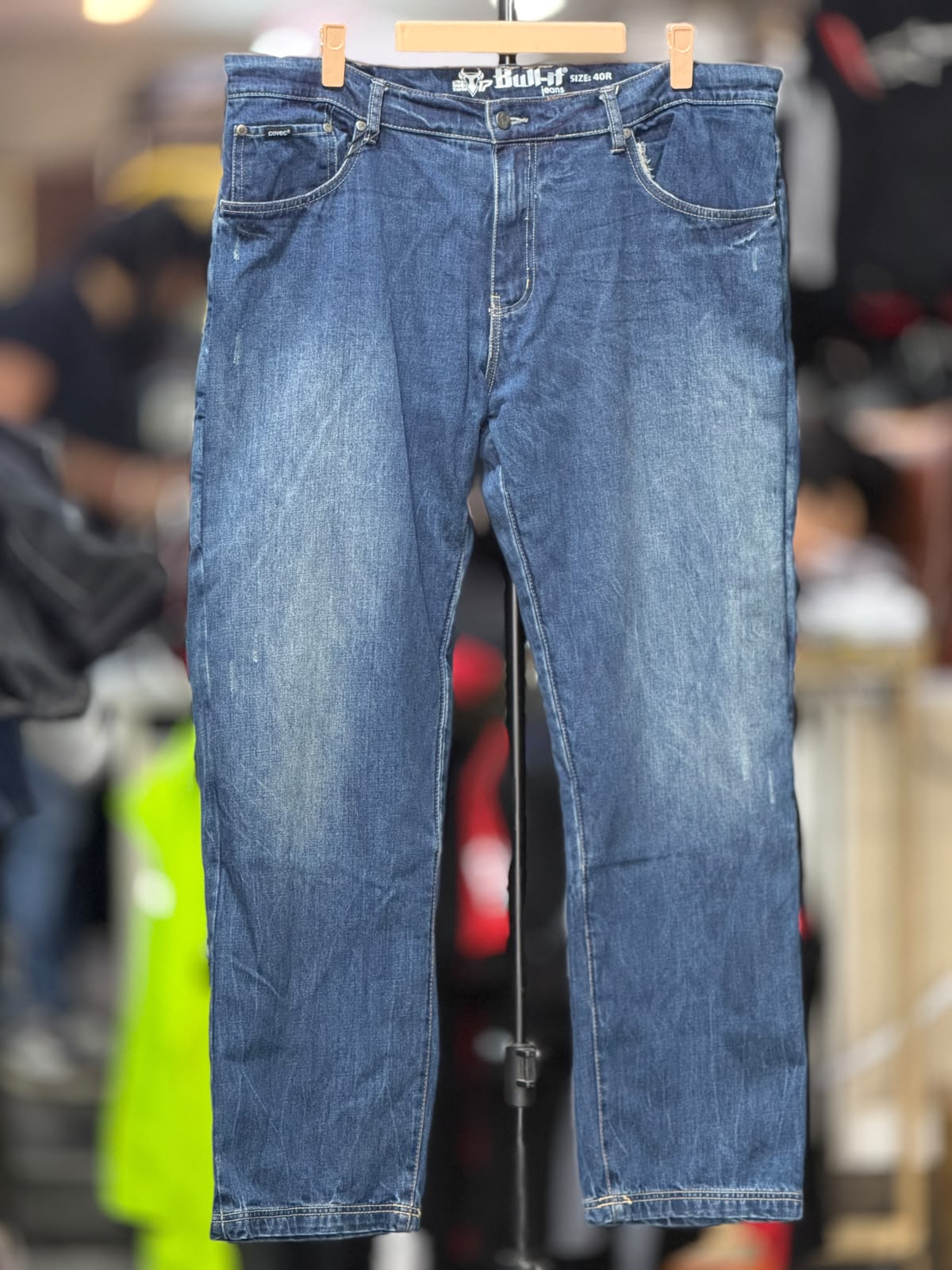 BULL IT DENIM RIDING PANT WITH LEVEL 2 PROTECTION SIZE 40 WAIST