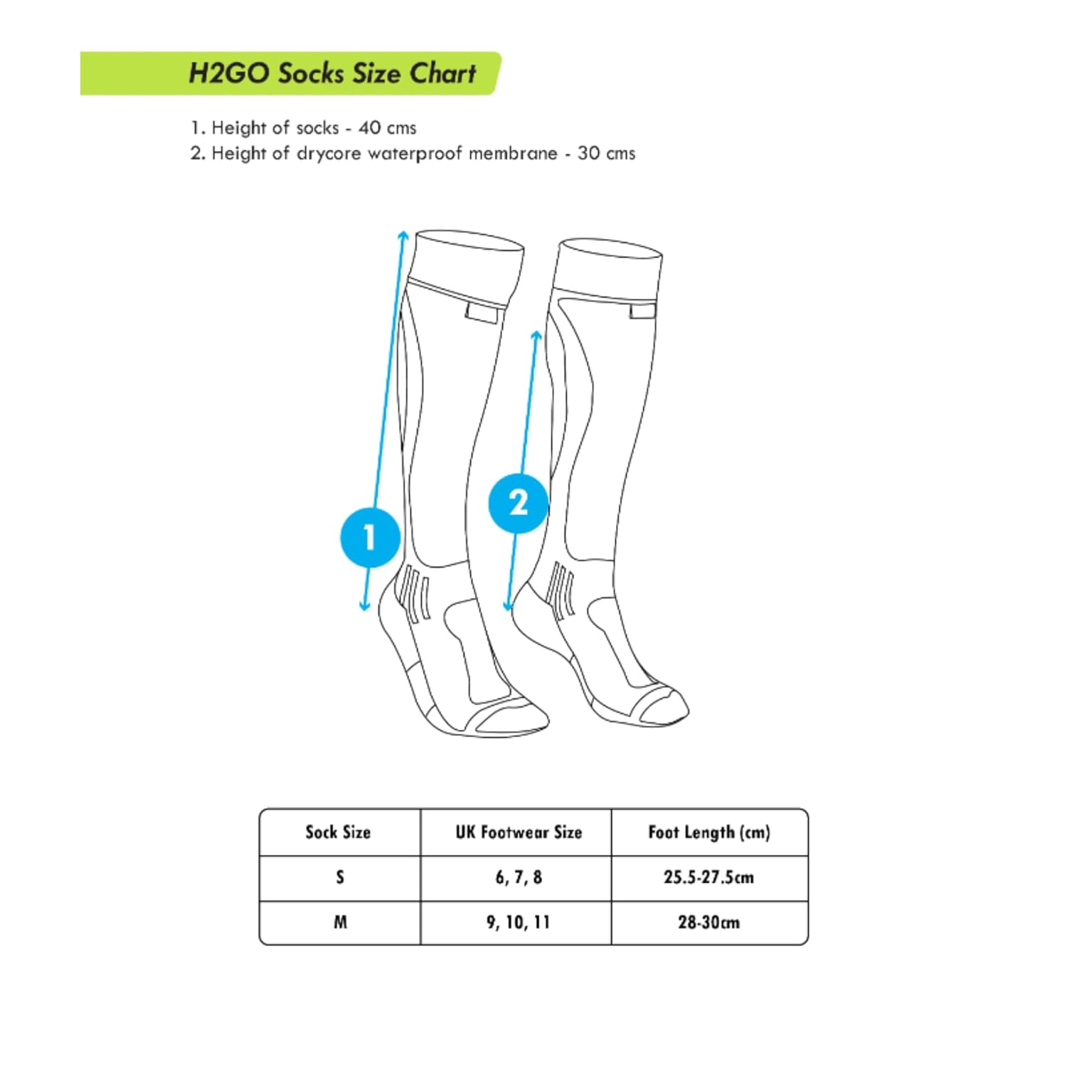 Rynox Nylon Blend Men H2Go Pro Waterproof Socks - Image 6