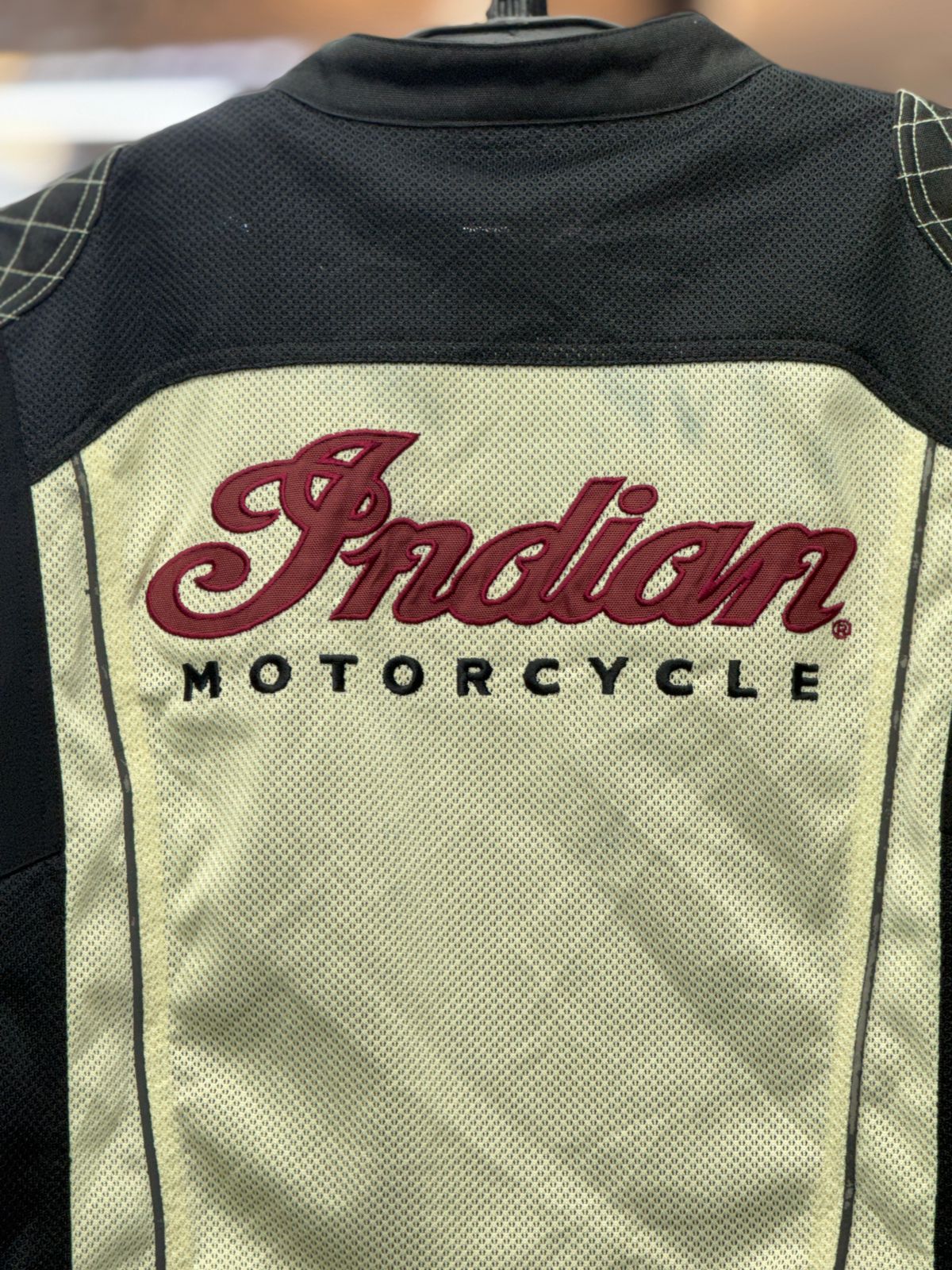 INDIAN MOTERCYCLE RIDING JACKET WITH LEVEL 2 PROTCTION SIZE XL 44 chest - Image 4
