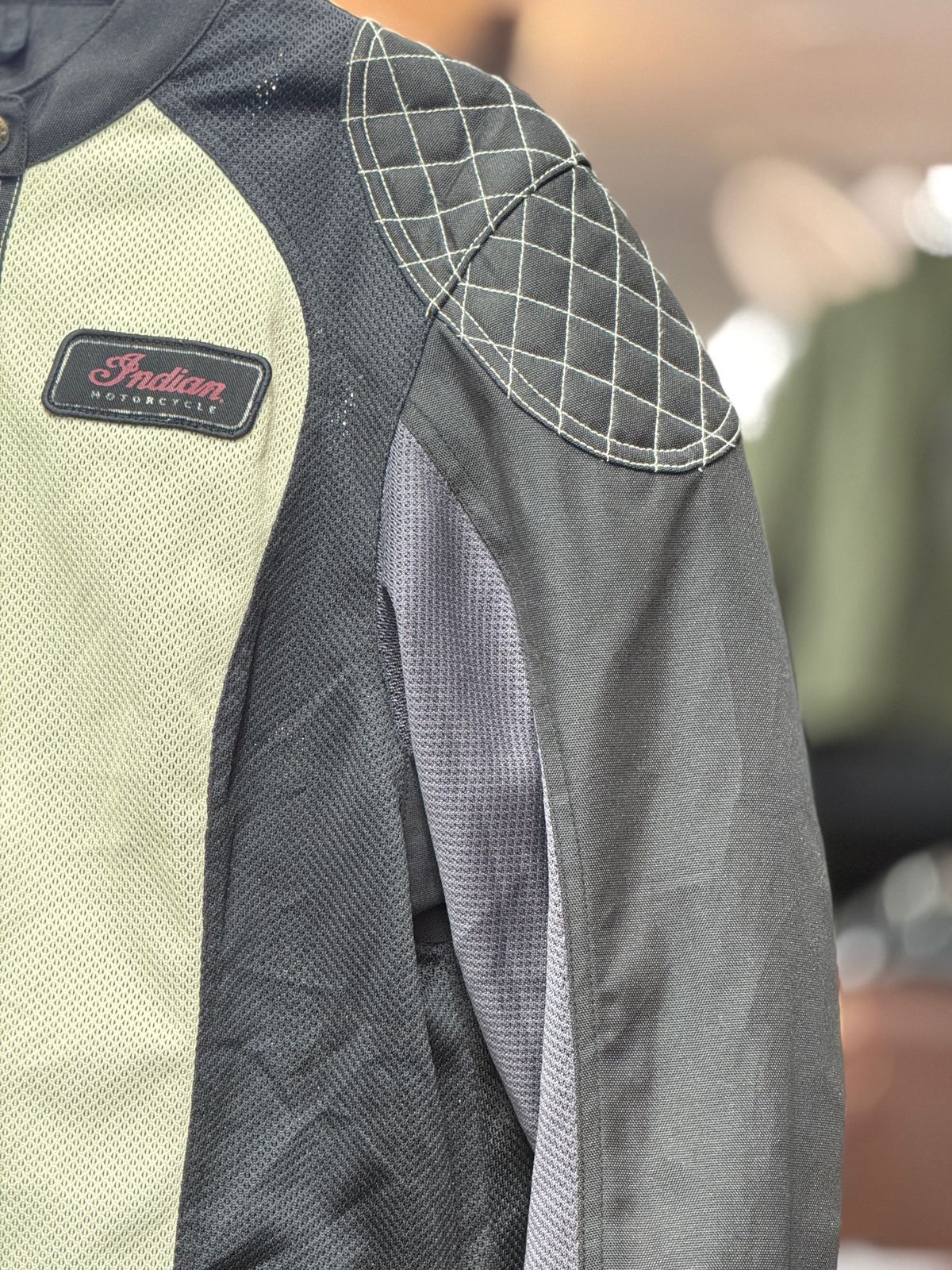 INDIAN MOTERCYCLE RIDING JACKET WITH LEVEL 2 PROTCTION SIZE XL 44 chest - Image 6