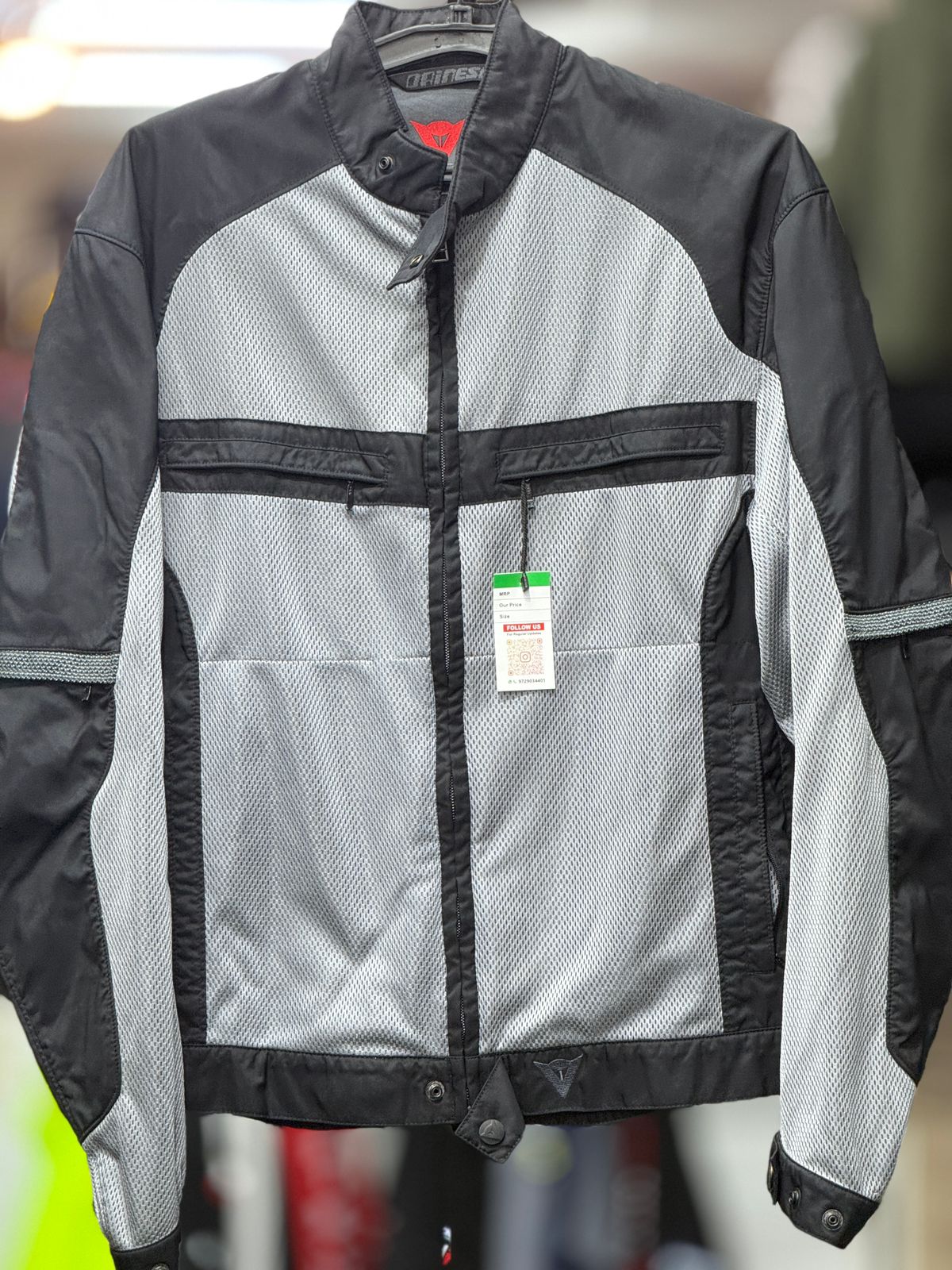DAINESE MESH RIDING JACKET WITH LEVEL 2 PROTCTION SIZE XL 44 chest