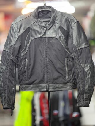 WEISE LEATHER PLUS MESH RIDING JACKET WITH LEVEL 2 PROTCTION SIZE XL 44 chest