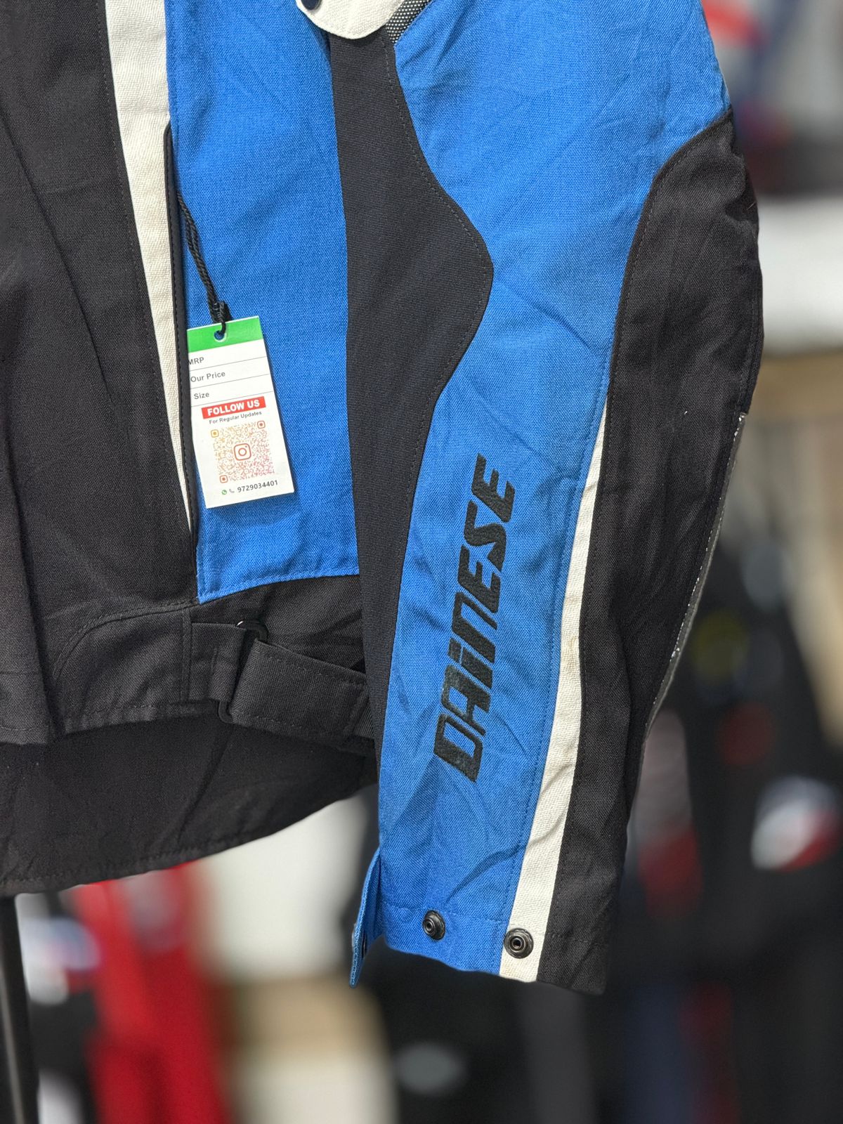 DAINESE TOURING RIDING JACKET WITH LEVEL 2 PROTCTION SIZE XL 44 chest - Image 6