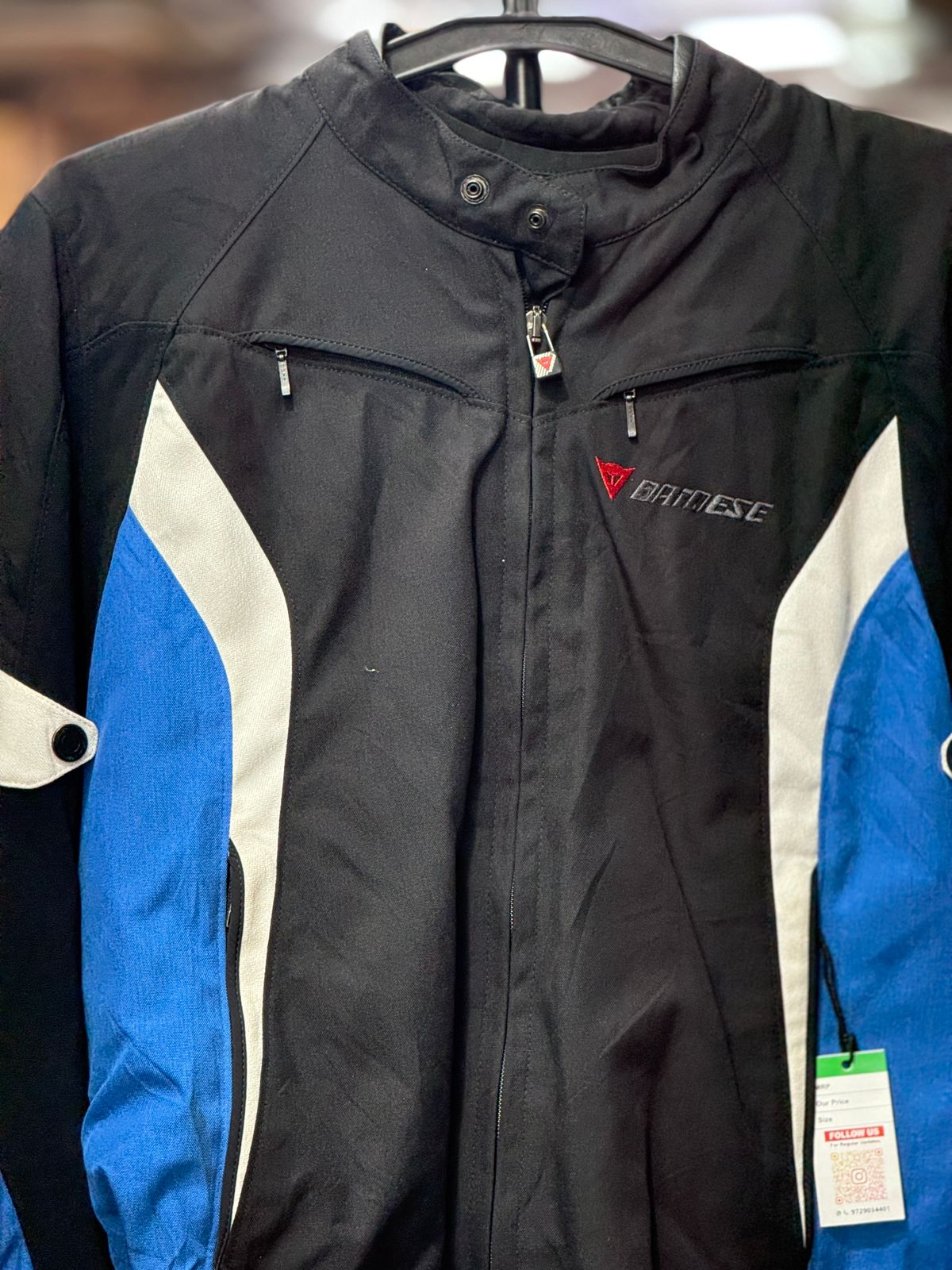DAINESE TOURING RIDING JACKET WITH LEVEL 2 PROTCTION SIZE XL 44 chest - Image 7