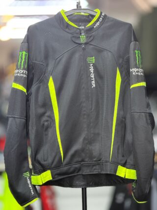 MONSTER RIDING JACKET WITH LEVEL 2 PROTCTION SIZE XL 44 chest