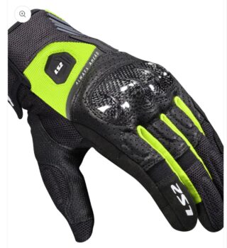 ATOM GLOVES - BLACK H-V YELLOW
