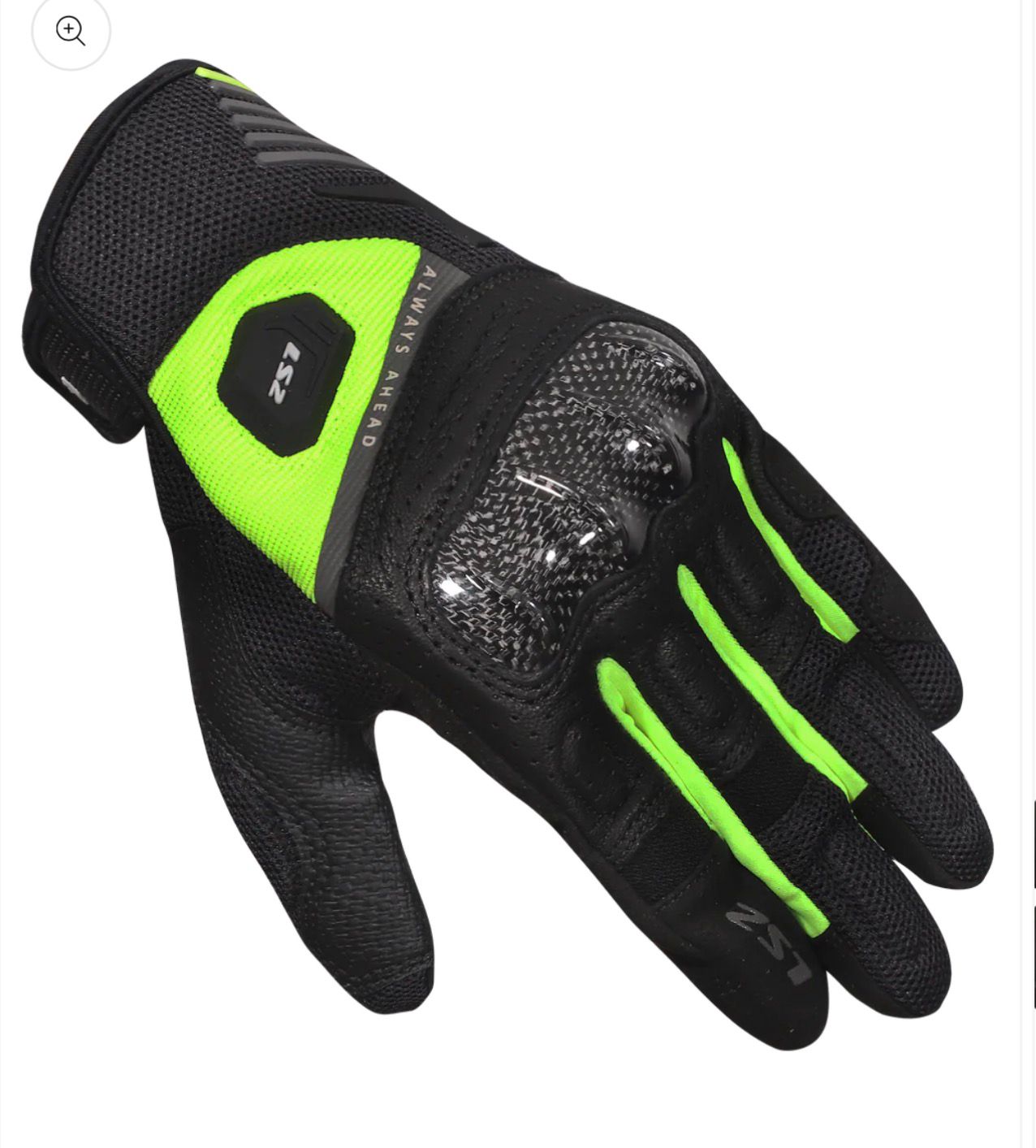 ATOM GLOVES - BLACK H-V YELLOW - Image 3