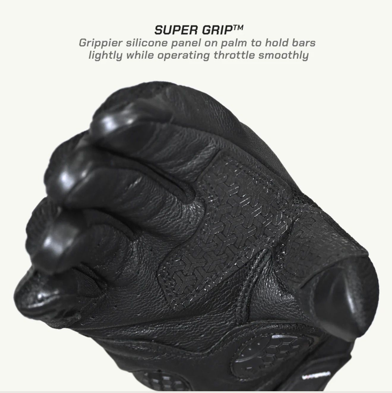 VIATERRA HOLESHOT – SHORT MOTORCYCLE RIDING GLOVES FOR MEN - Image 5