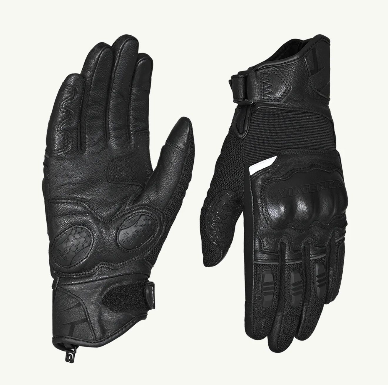 VIATERRA HOLESHOT – SHORT MOTORCYCLE RIDING GLOVES FOR MEN