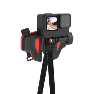 Motorcycle Helmet Chin Mount for GoPro Max Hero 10 9 8 7 One R One X DJI Osmo Action More Action Camera,with Go Pro Mount Adapter Screw Accessories,