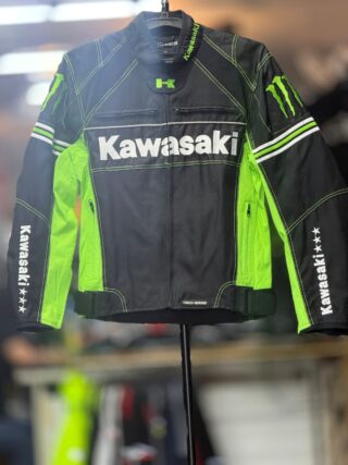 KAWASAKI MONSTER RIDING JACKET WITH LEVEL 2 PROTECTION LEVEL 2 SIZE M CHEST 40
