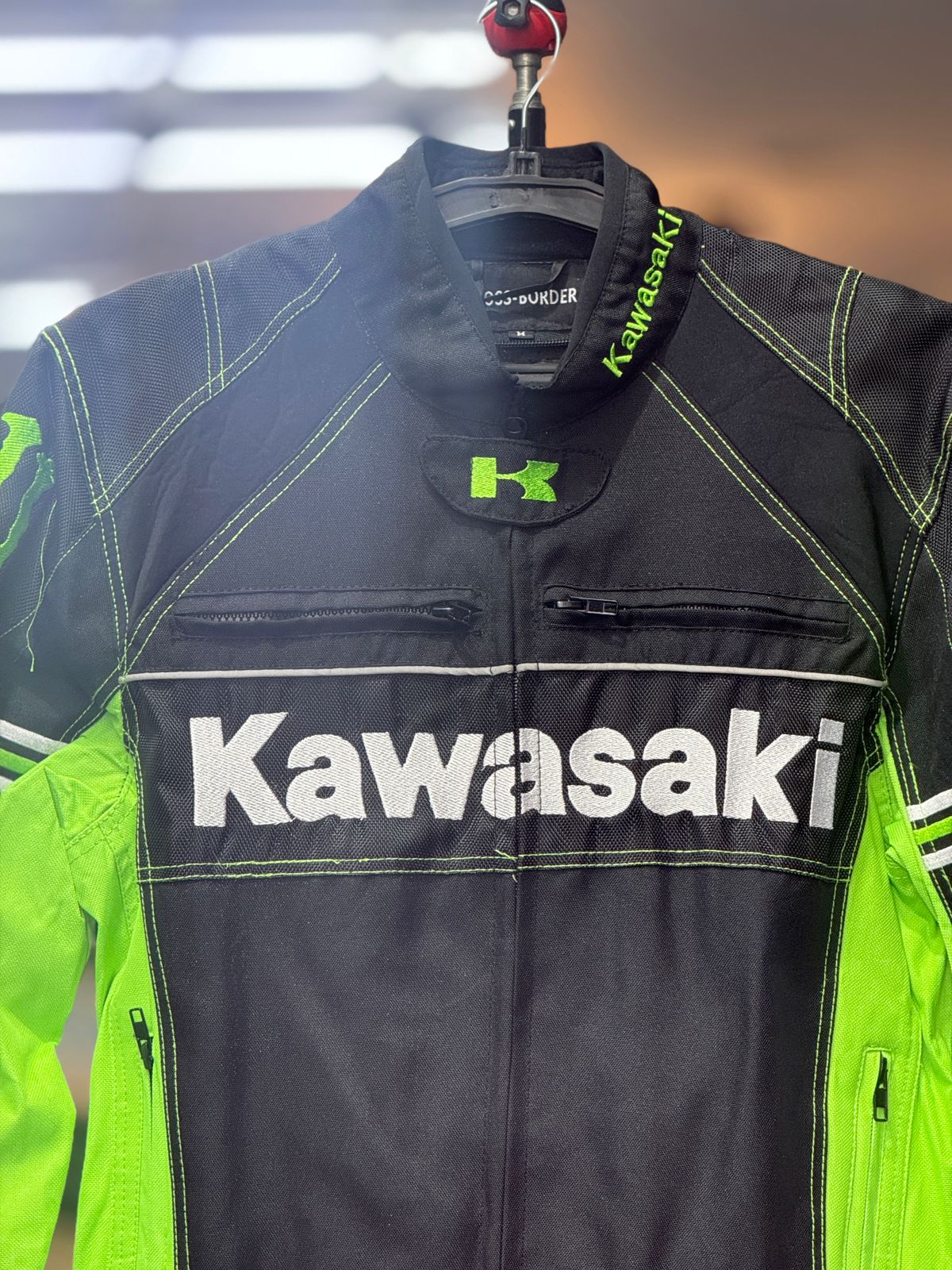 KAWASAKI MONSTER RIDING JACKET WITH LEVEL 2 PROTECTION LEVEL 2 SIZE M CHEST 40 - Image 6