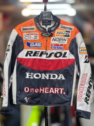 REPSOL RIDING JACKET WITH LEVEL 2 PROTECTION LEVEL 2 SIZE S CHEST 38