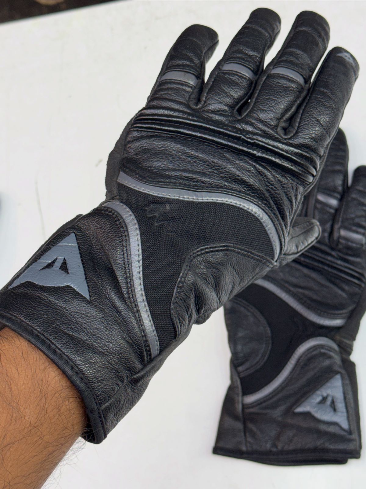 DAINESE LEATHER GLOVES SIZE M - Image 7
