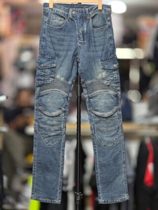 KOMINE DENIM RIDING PANT WITH LEVEL 2 PROTECTION LEVEL 2 SIZE 28 WAIST