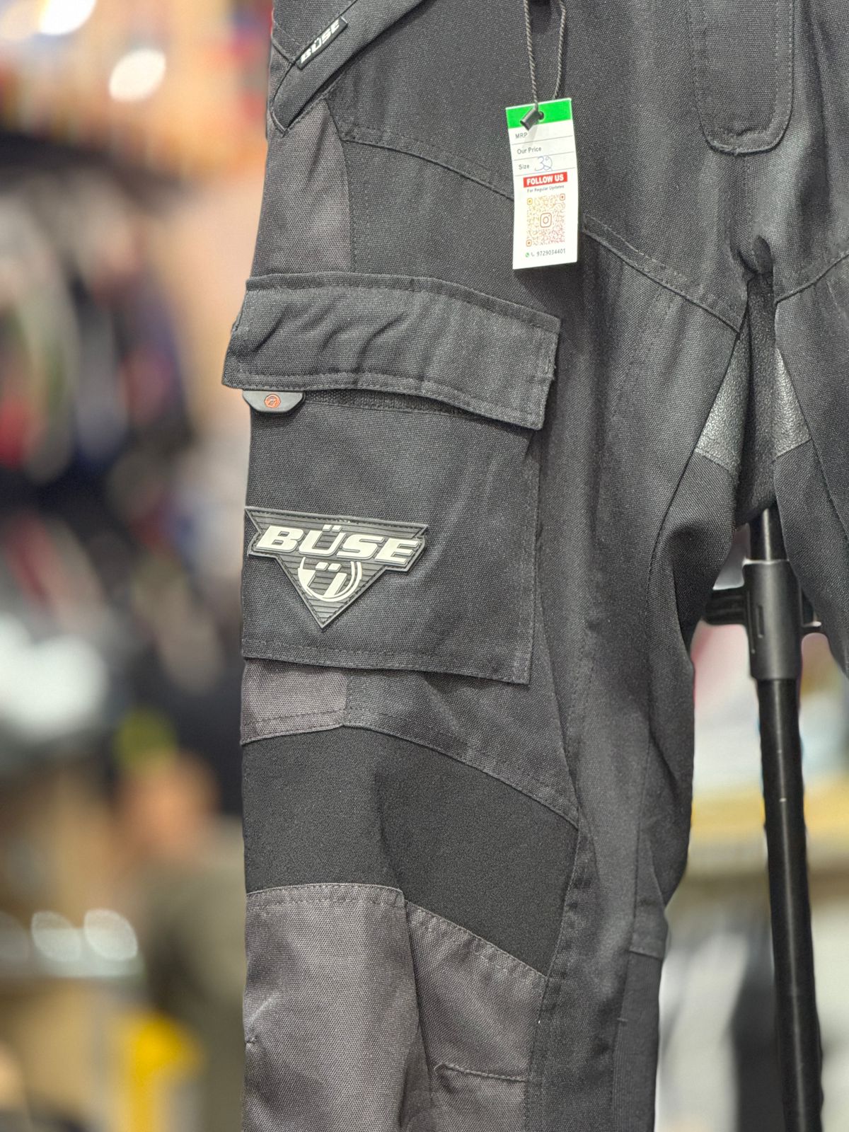 BUSE TOURING RIDING PANT WITH LEVEL 2 PROTECTION LEVEL 2 SIZE 32 WAIST - Image 3