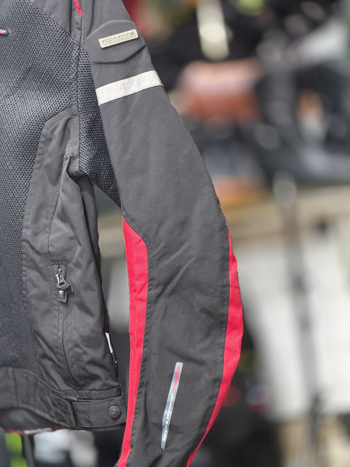 KOMINE MESH RIDING JACKET WITH LEVEL 2 PROTECTION LEVEL 2 SIZE M CHEST 38- 40 - Image 4