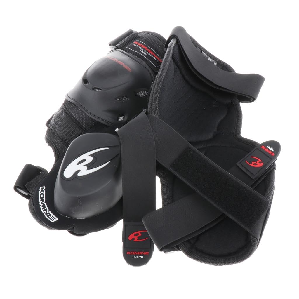 Enakshi Motorbike Protective Gears kneepads Knee Pads Slider Protector Cover, Black - Image 7
