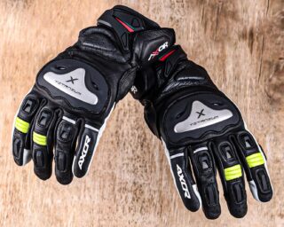Axor Ventura Black Neon Green Riding Gloves-M