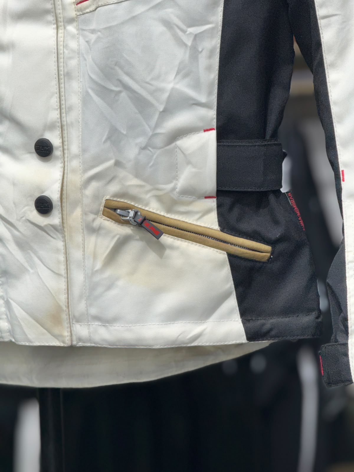 FLM RIDING JACKET WITH LEVEL 2 PROTECTION SIZE M 40 CHEST - Image 3