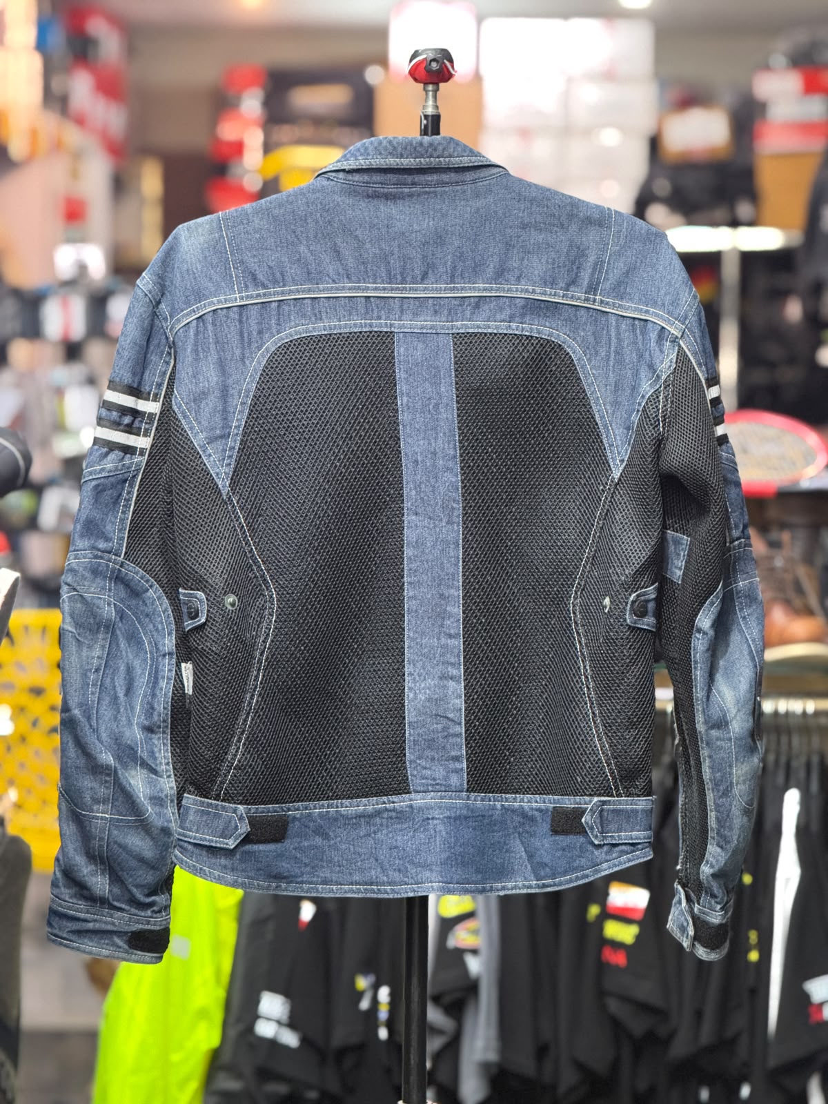 KOMINE DENIM RIDING JACKET WITH LEVEL 2 PROTECTION SIZE M 40 CHEST - Image 5