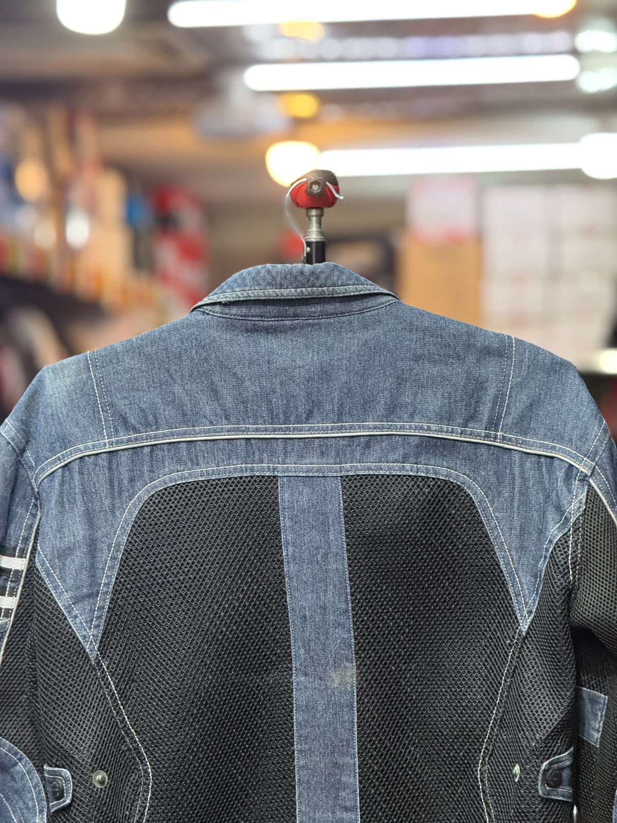 KOMINE DENIM RIDING JACKET WITH LEVEL 2 PROTECTION SIZE M 40 CHEST - Image 6