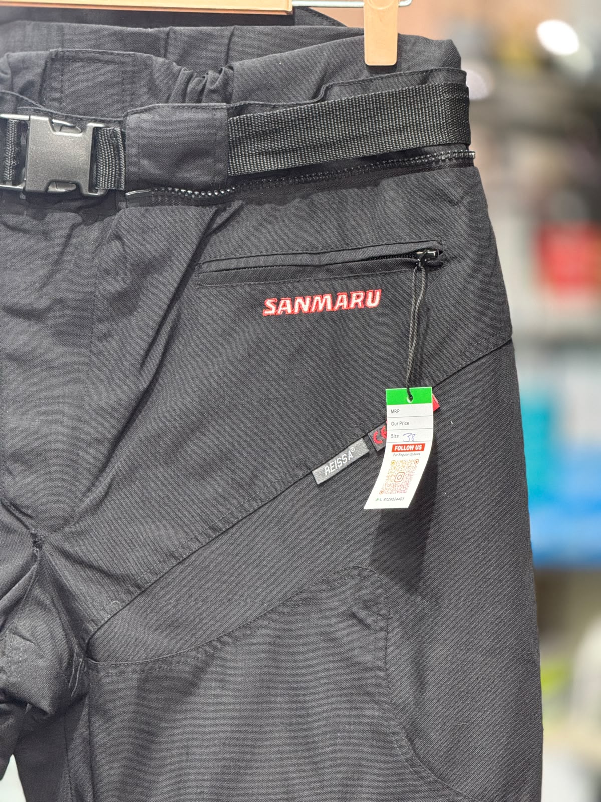 SANMARU TOURING RIDING PANT WITH LEVEL 2 PROTECTION SIZE 38 WAIST - Image 4