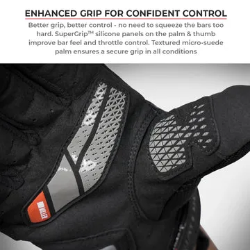 Viaterra Miller Urban Commute Motorcycle Riding Gloves (Grey) - Image 6