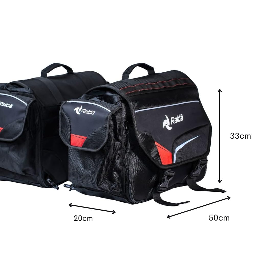 Raida Compass S60 Motorcycle Saddle Bags | 60L Touring Saddle Bag Set - Image 9