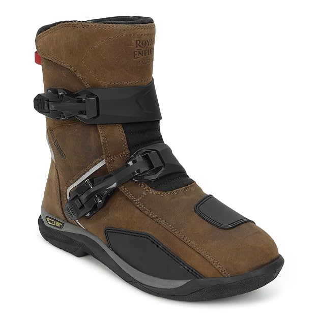 Royal Enfield WANDERER BOOTS | Waterproof Leather | TPR Heel Ankle Toe Protection - Image 6