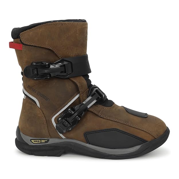 Royal Enfield WANDERER BOOTS | Waterproof Leather | TPR Heel Ankle Toe Protection - Image 4