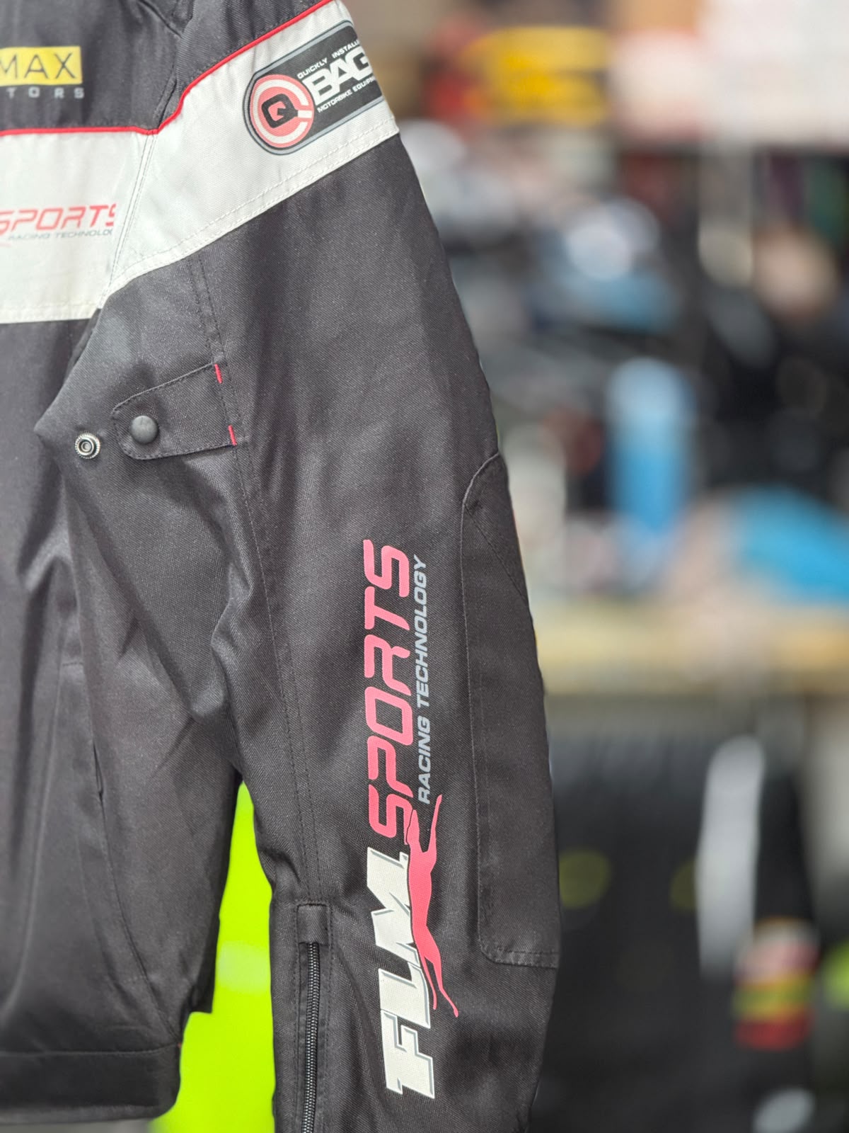 FLM SPORTS RIDING JACKET WITH LEVEL 2 PROTECTION SIZE L (42 Chest) - Image 2