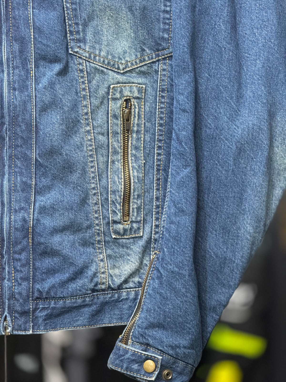 DENIM RIDING JACKET WITH LEVEL 2 PROTECTION SIZE XL (44 Chest - Image 3