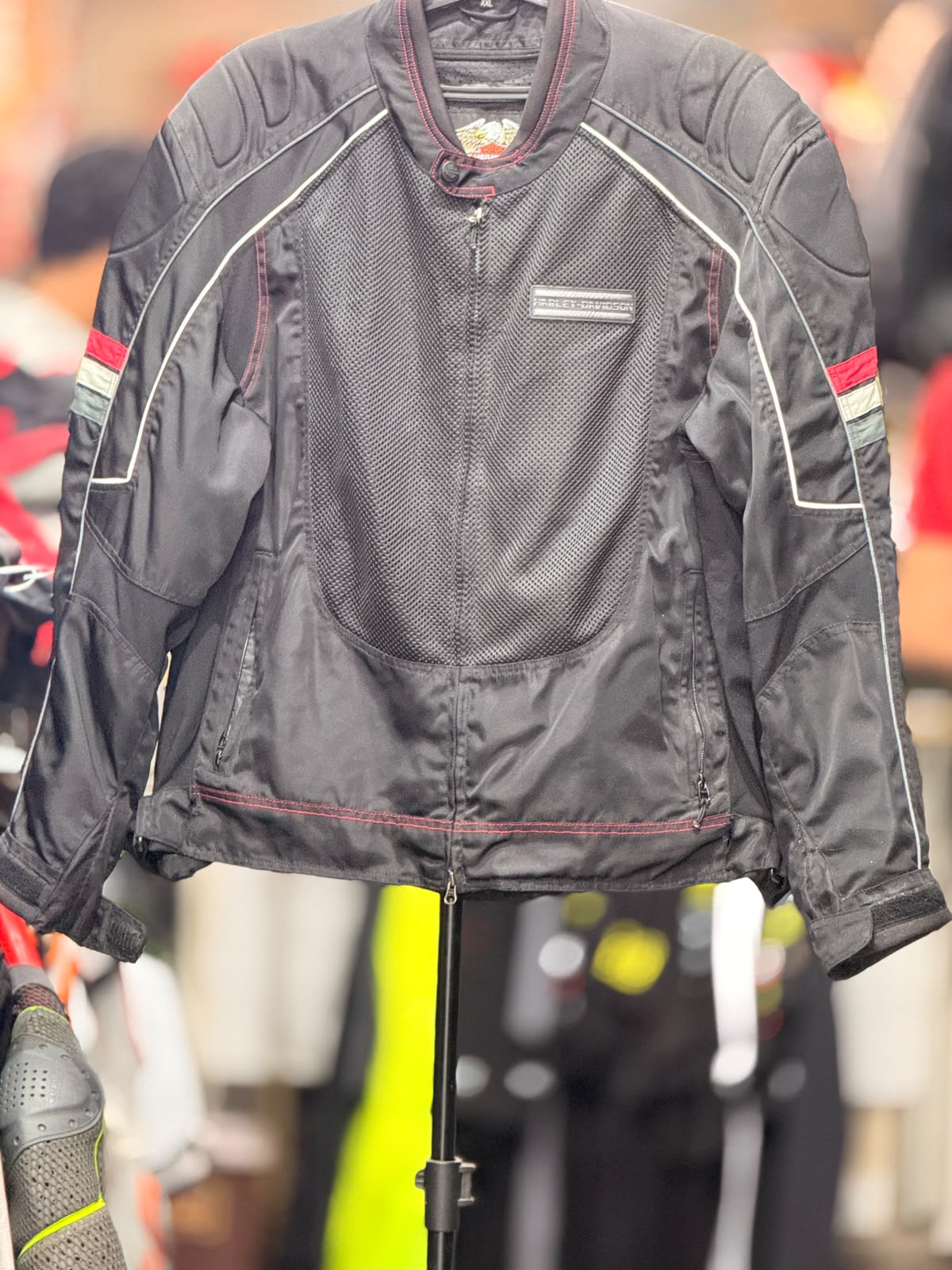 HARLEY DAVIDSON RIDING JACKET WITH LEVEL 2 PROTECTION SIZE 2XL 46 CHEST