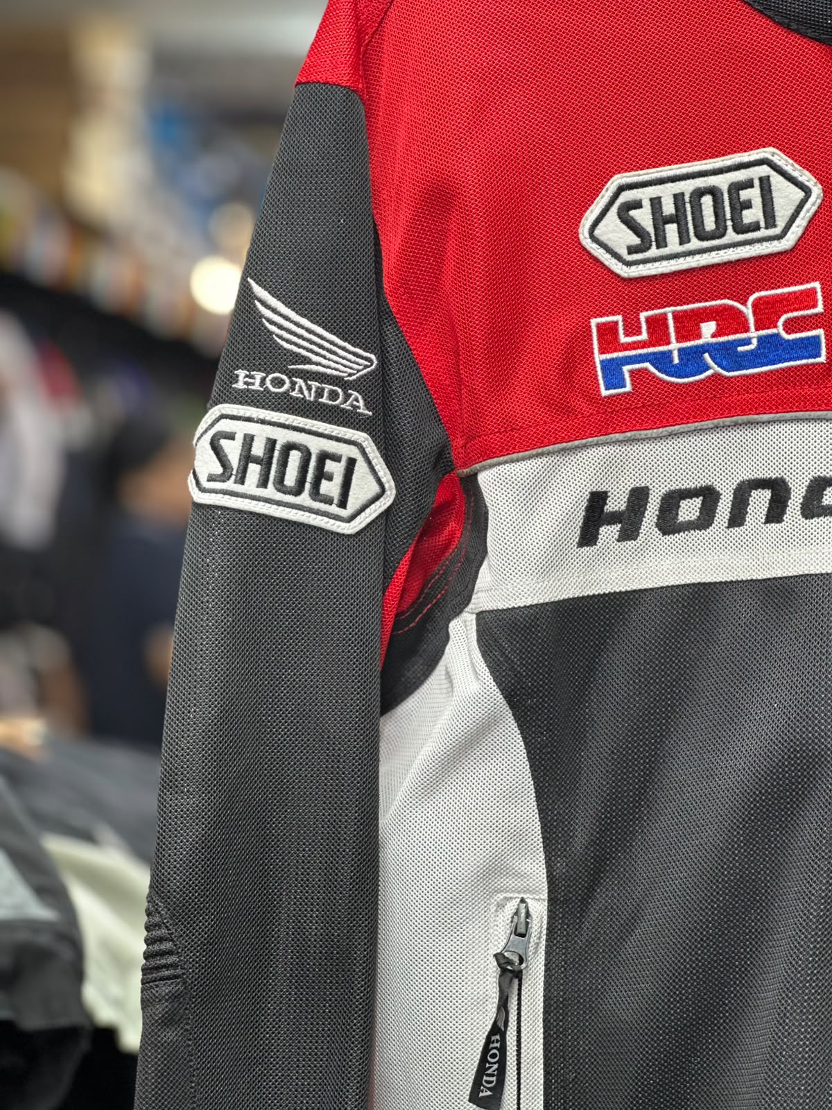 HONDA MESH RIDING JACKET WITH LEVEL 2 PROTECTION SIZE XL 44 CHEST - Image 4