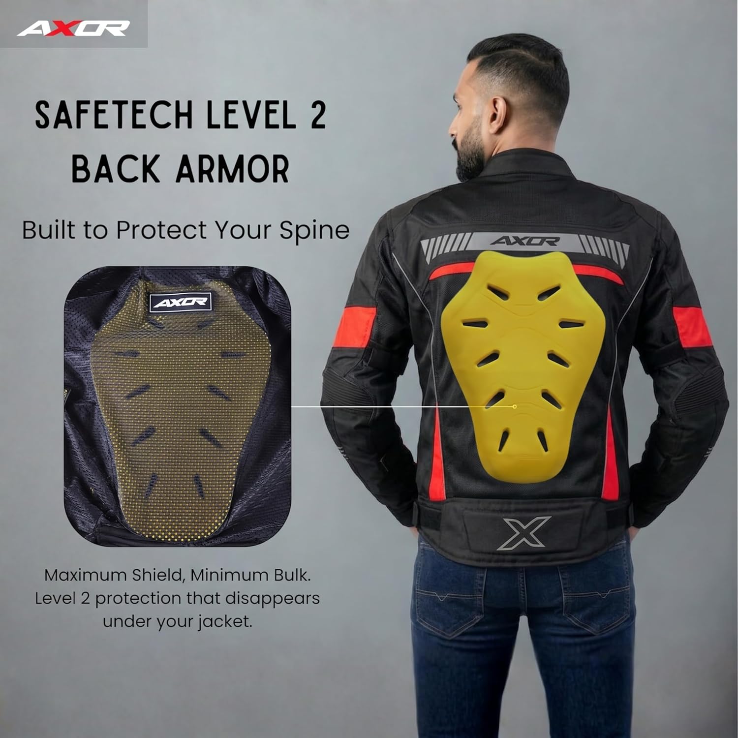 Axor Cruise 2 Jacket Black Red - Image 7
