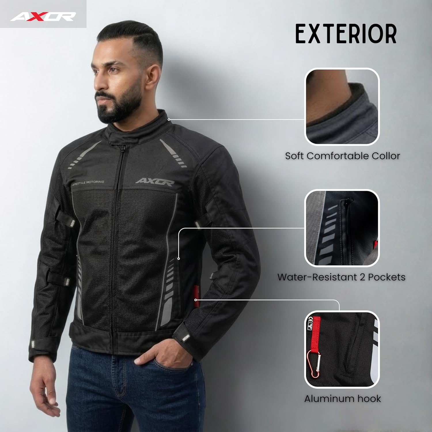 Axor Nimbuz Riding Jacket Black - Image 5