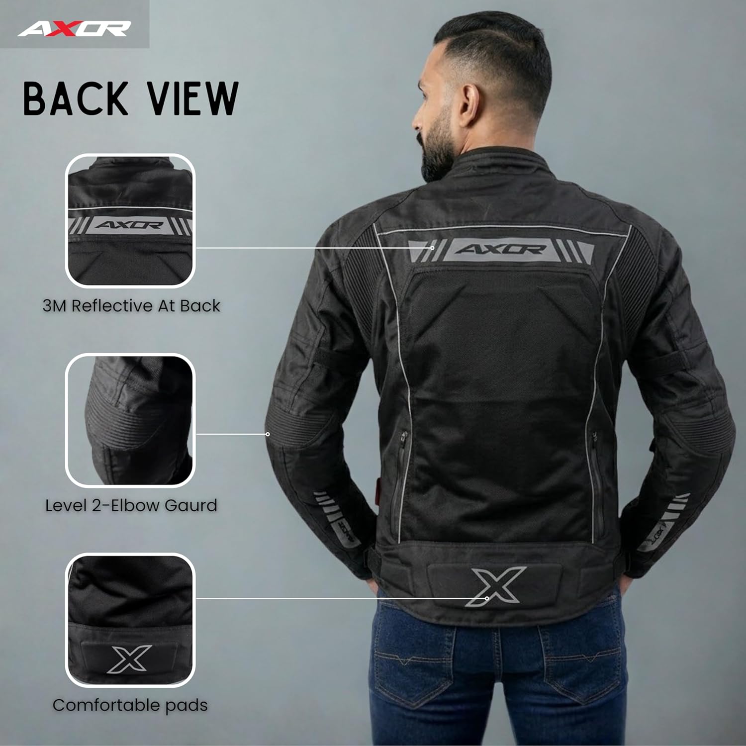 Axor Nimbuz Riding Jacket Black - Image 4