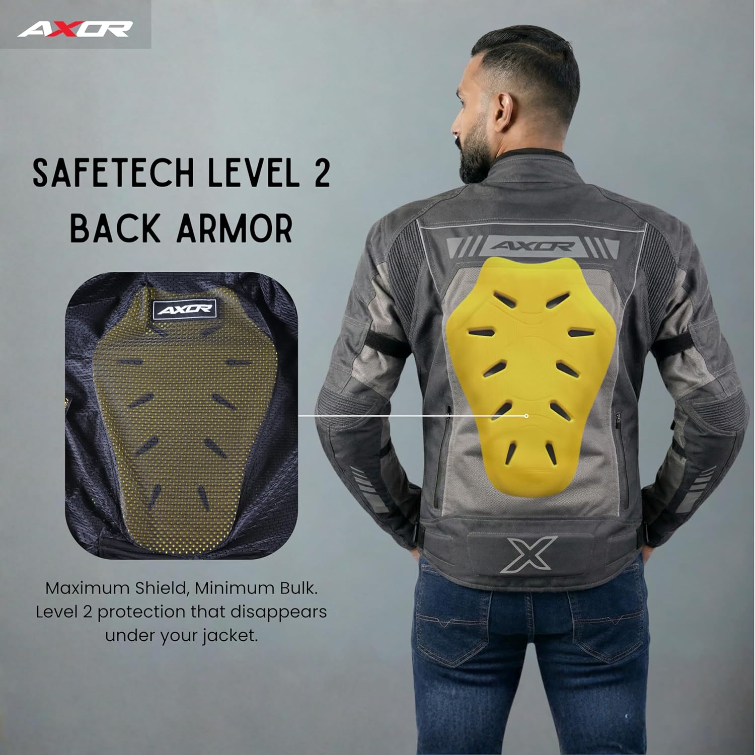 Axor Nimbuz Elite Riding Jacket Grey - Image 7