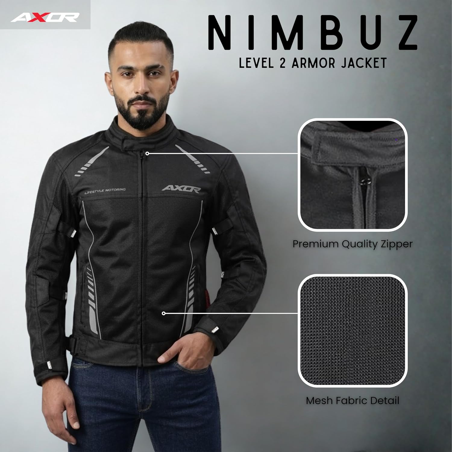 Axor Nimbuz Riding Jacket Black - Image 2