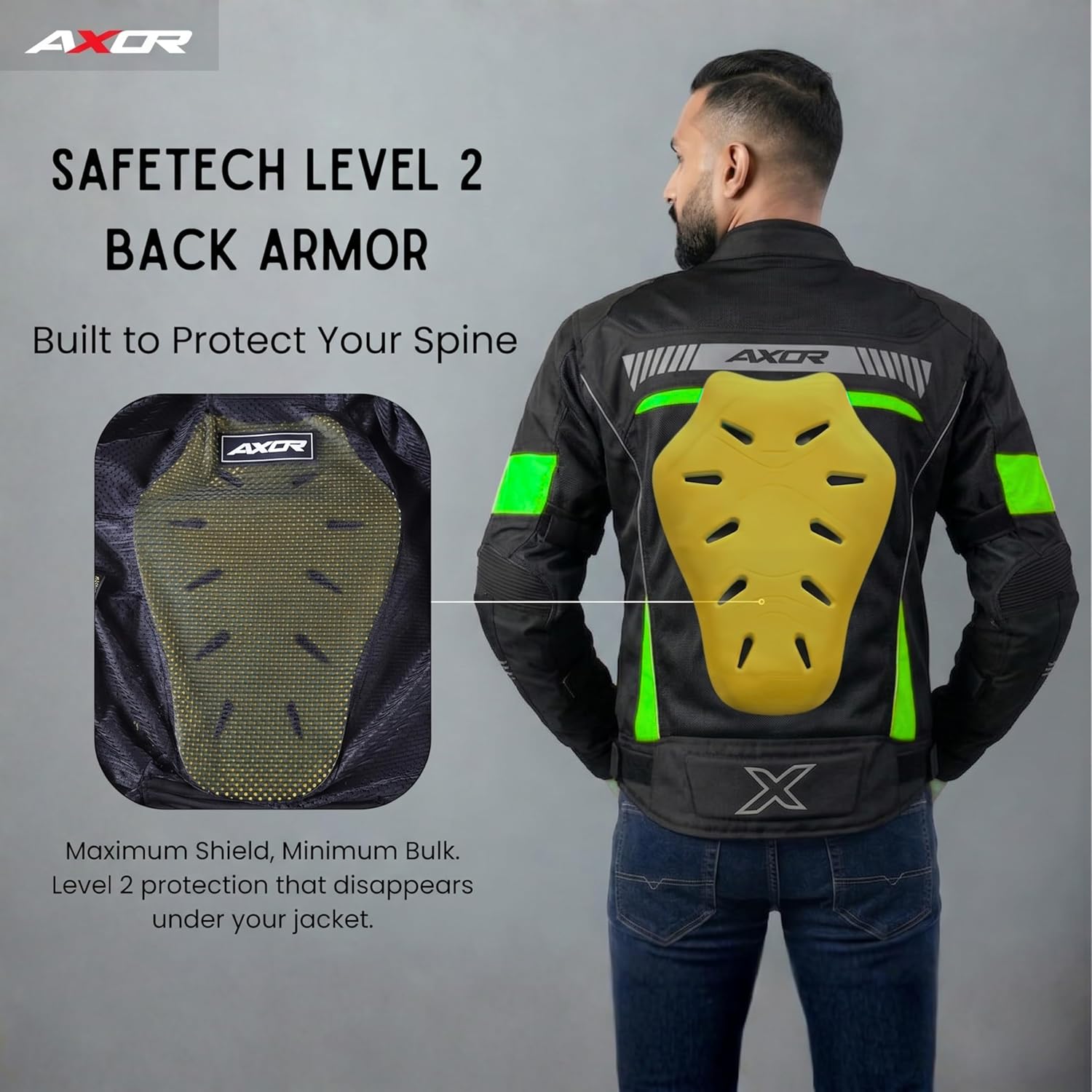 Axor Cruise 2 Jacket Black Neon Yellow - Image 7