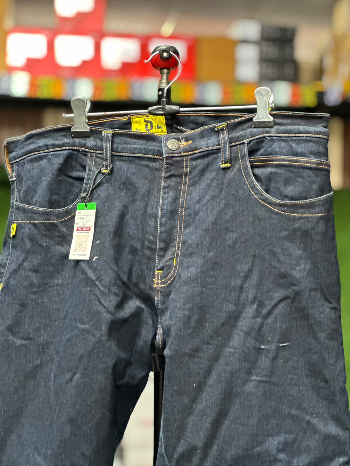 CRANE TOURING RIDING DENIM WITH LEVEL 2 PROTECTION SIZE 36 WAIST - Image 4