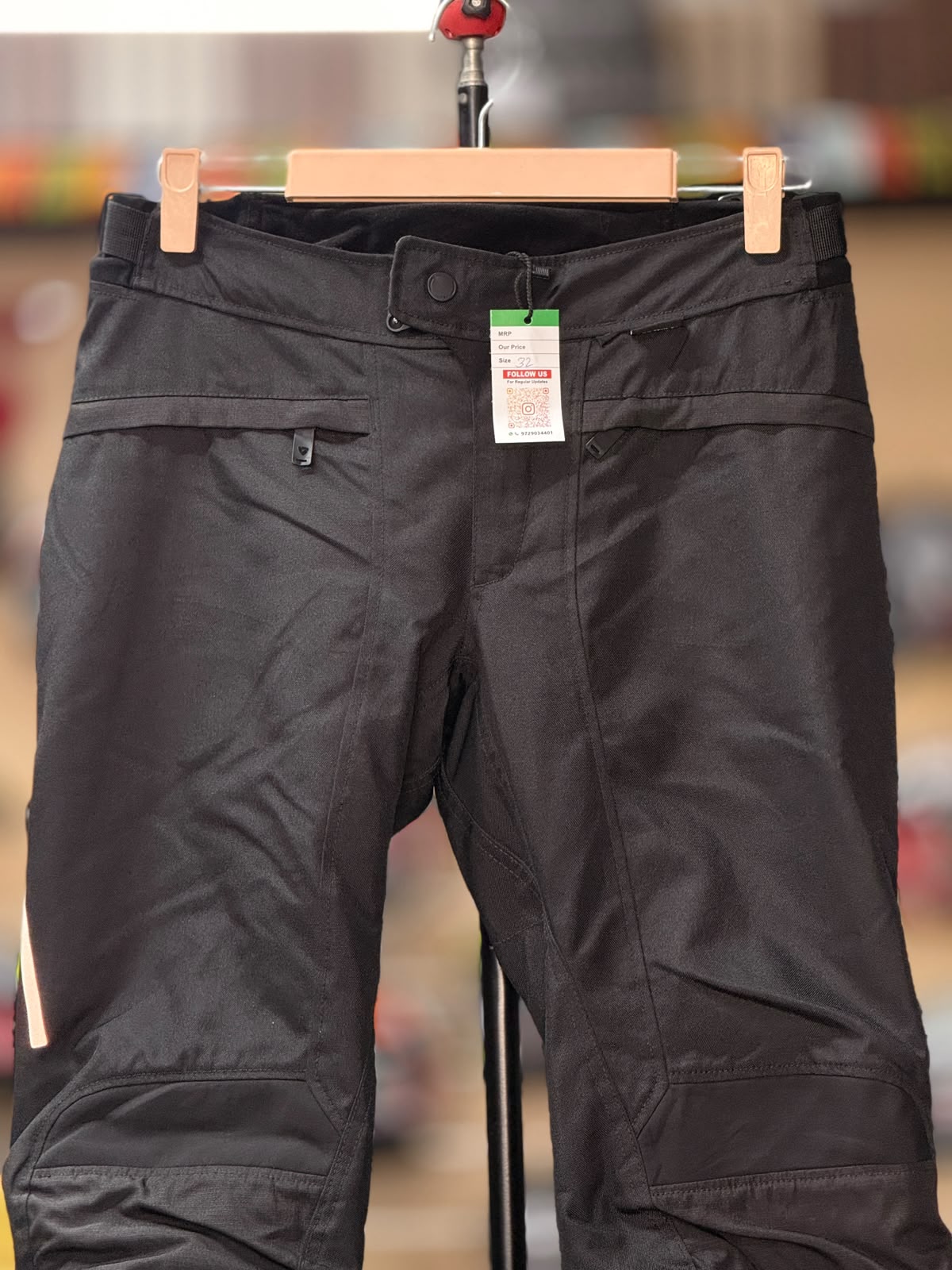 REVIT TOURING RIDING PANT WITH WINTER LINER & LEVEL 2 PROTECTION SIZE 32 WAIST - Image 2