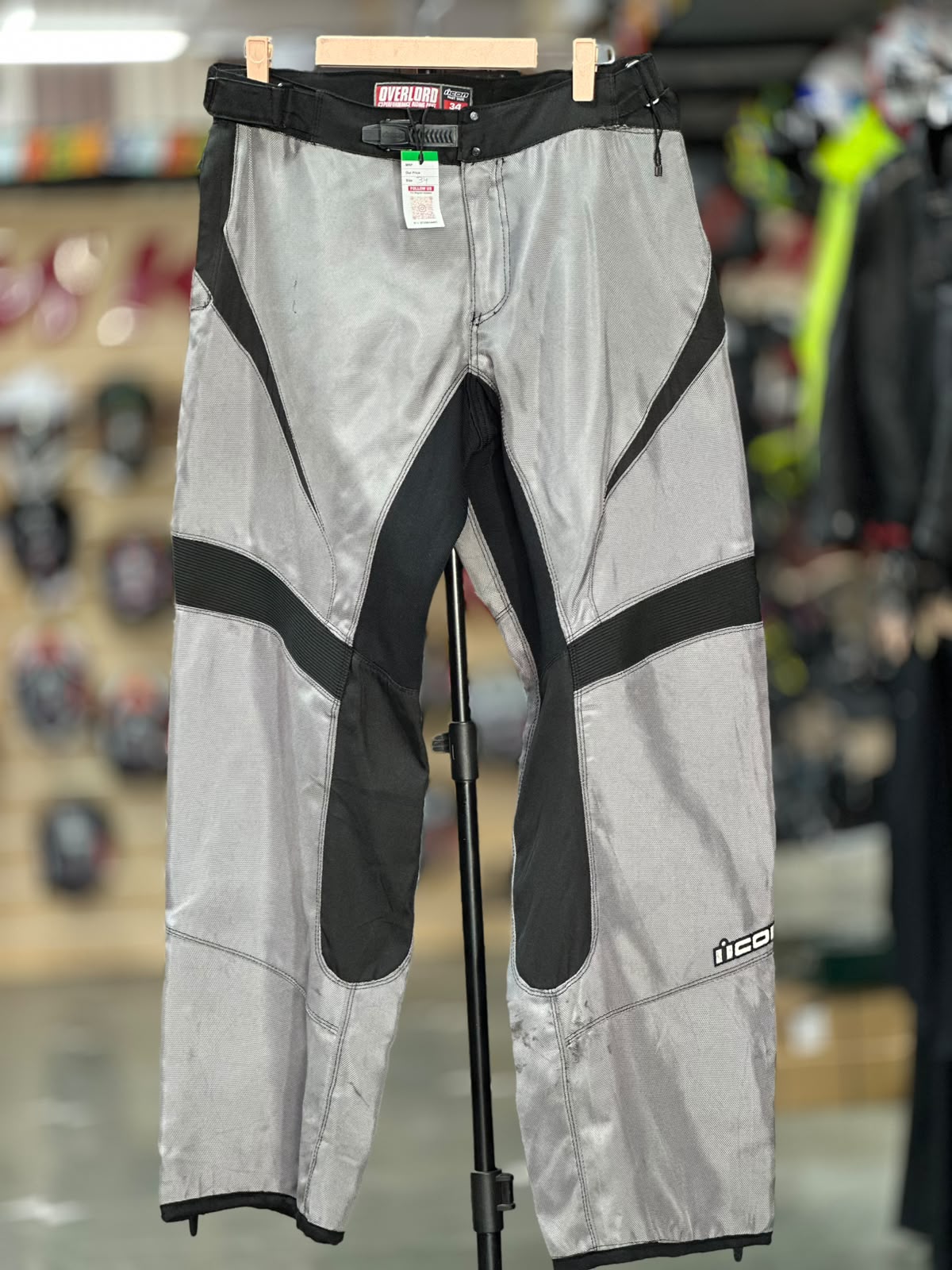 ICON TOURING RIDING PANT WITH LEVEL 2 PROTECTION SIZE 34 WAIST