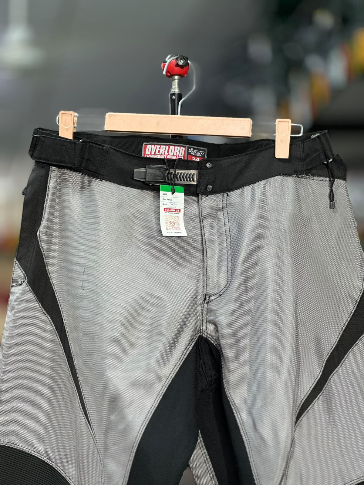 ICON TOURING RIDING PANT WITH LEVEL 2 PROTECTION SIZE 34 WAIST - Image 2